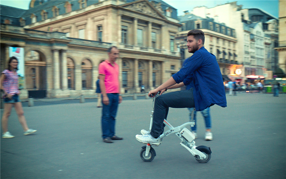 foldable electric bike with app