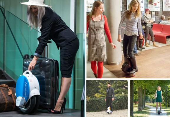 De la serie Airwheel X, a los últimos vehículos, Airwheel está haciendo los scooters eléctricos autobalanceados más humanizados.